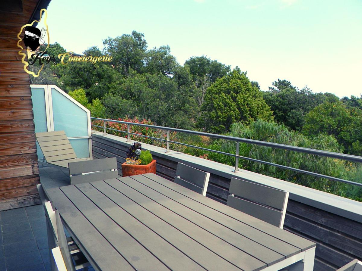 פורטו-וישיו Residence Cala Sultana N62 - 4 Pers Avec Piscine Chauffee- Acces Prive A La Plage De Santa Giulia מראה חיצוני תמונה