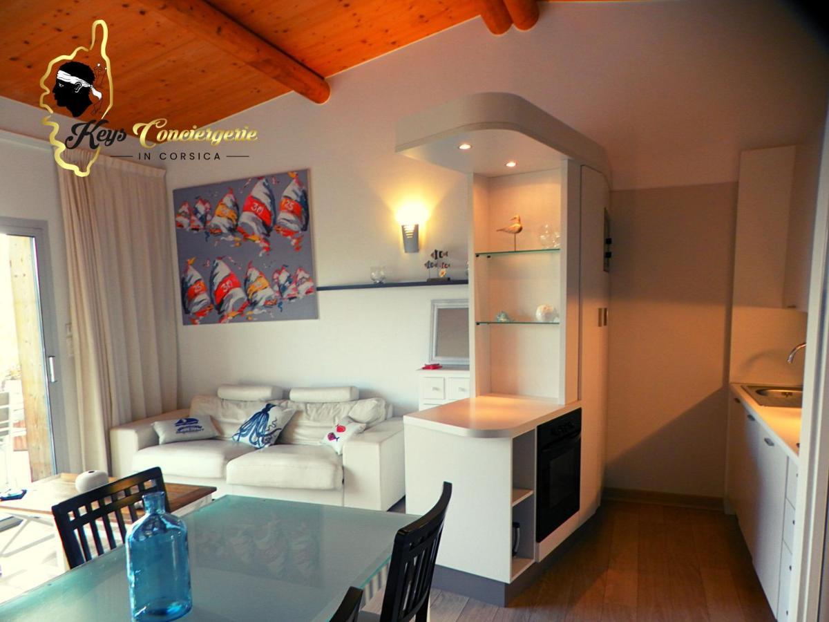 פורטו-וישיו Residence Cala Sultana N62 - 4 Pers Avec Piscine Chauffee- Acces Prive A La Plage De Santa Giulia מראה חיצוני תמונה