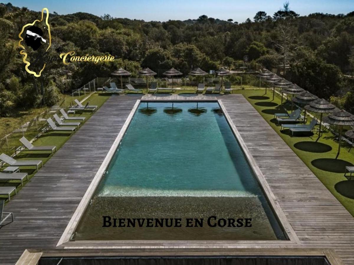 פורטו-וישיו Residence Cala Sultana N62 - 4 Pers Avec Piscine Chauffee- Acces Prive A La Plage De Santa Giulia מראה חיצוני תמונה