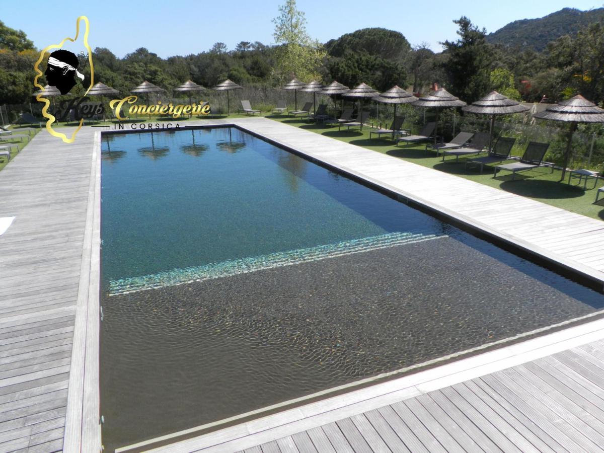 פורטו-וישיו Residence Cala Sultana N62 - 4 Pers Avec Piscine Chauffee- Acces Prive A La Plage De Santa Giulia מראה חיצוני תמונה