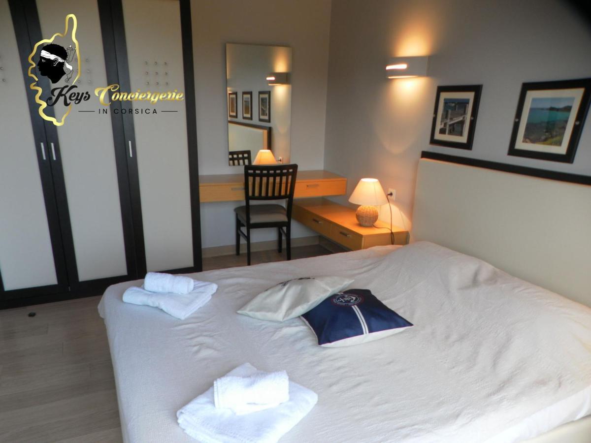 פורטו-וישיו Residence Cala Sultana N62 - 4 Pers Avec Piscine Chauffee- Acces Prive A La Plage De Santa Giulia מראה חיצוני תמונה
