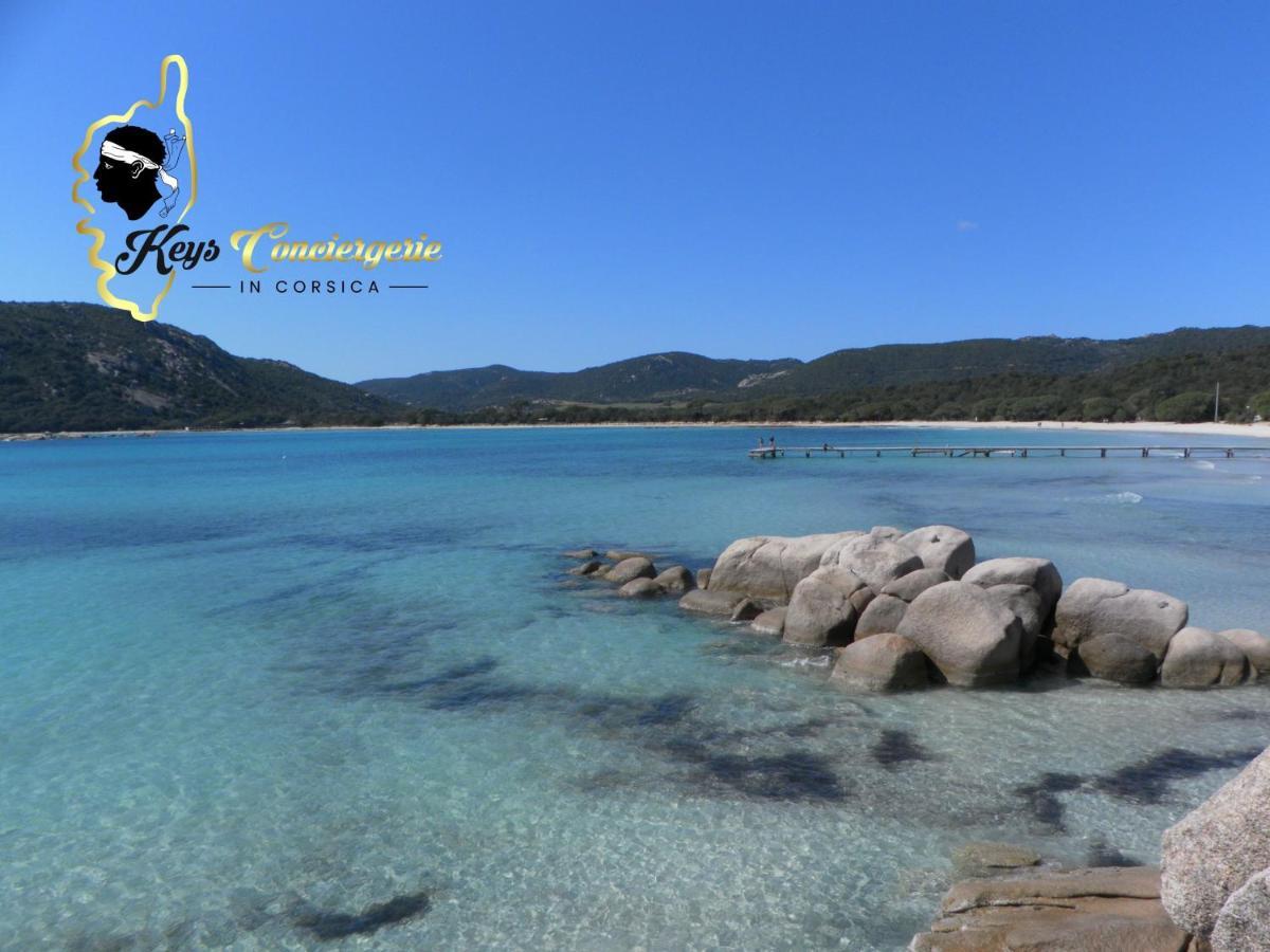 פורטו-וישיו Residence Cala Sultana N62 - 4 Pers Avec Piscine Chauffee- Acces Prive A La Plage De Santa Giulia מראה חיצוני תמונה