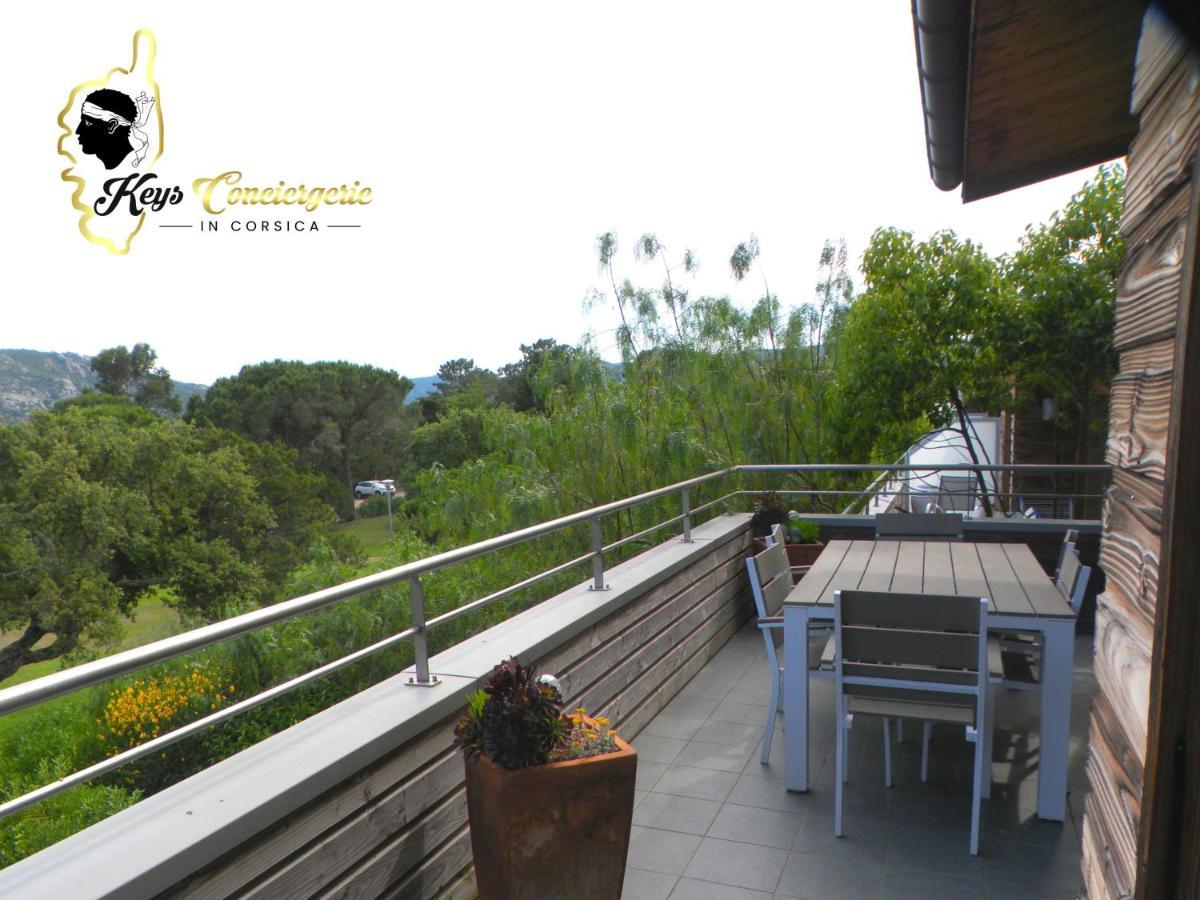 פורטו-וישיו Residence Cala Sultana N62 - 4 Pers Avec Piscine Chauffee- Acces Prive A La Plage De Santa Giulia מראה חיצוני תמונה